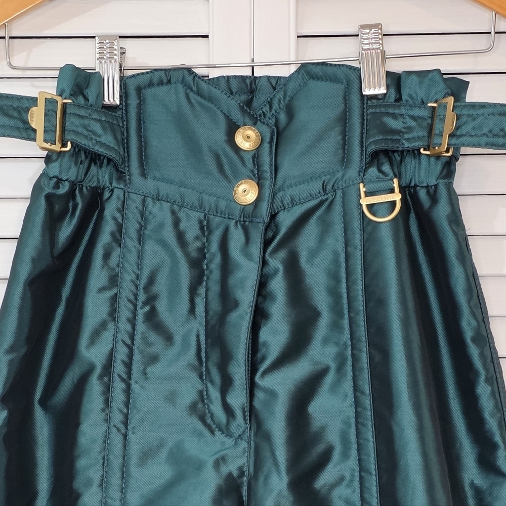 Descente Teal Ski Pants Golden Accents Size XS Weather Proof Perfect Condition - Picture 7 of 12